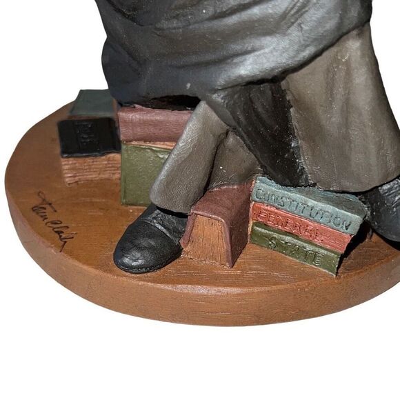 Tom Clark Gnome Figurine SIGNED Judge Snepp Vintage sculpture lawyer gift court - Picture 4 of 16